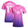 Maglia ufficiale Germania Muller 13 Trasferta Euro 2024 per Donna